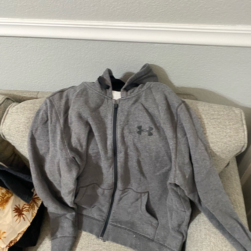 under armor zip up